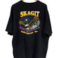 Vintage 1998 Skagit Harley Davidson Washington Biker Graphic Tee Size XXL