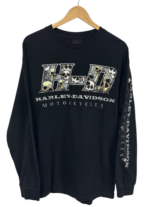 Harley Davidson House of Harley Milwaukee Long Sleeve Biker Tee Size Large