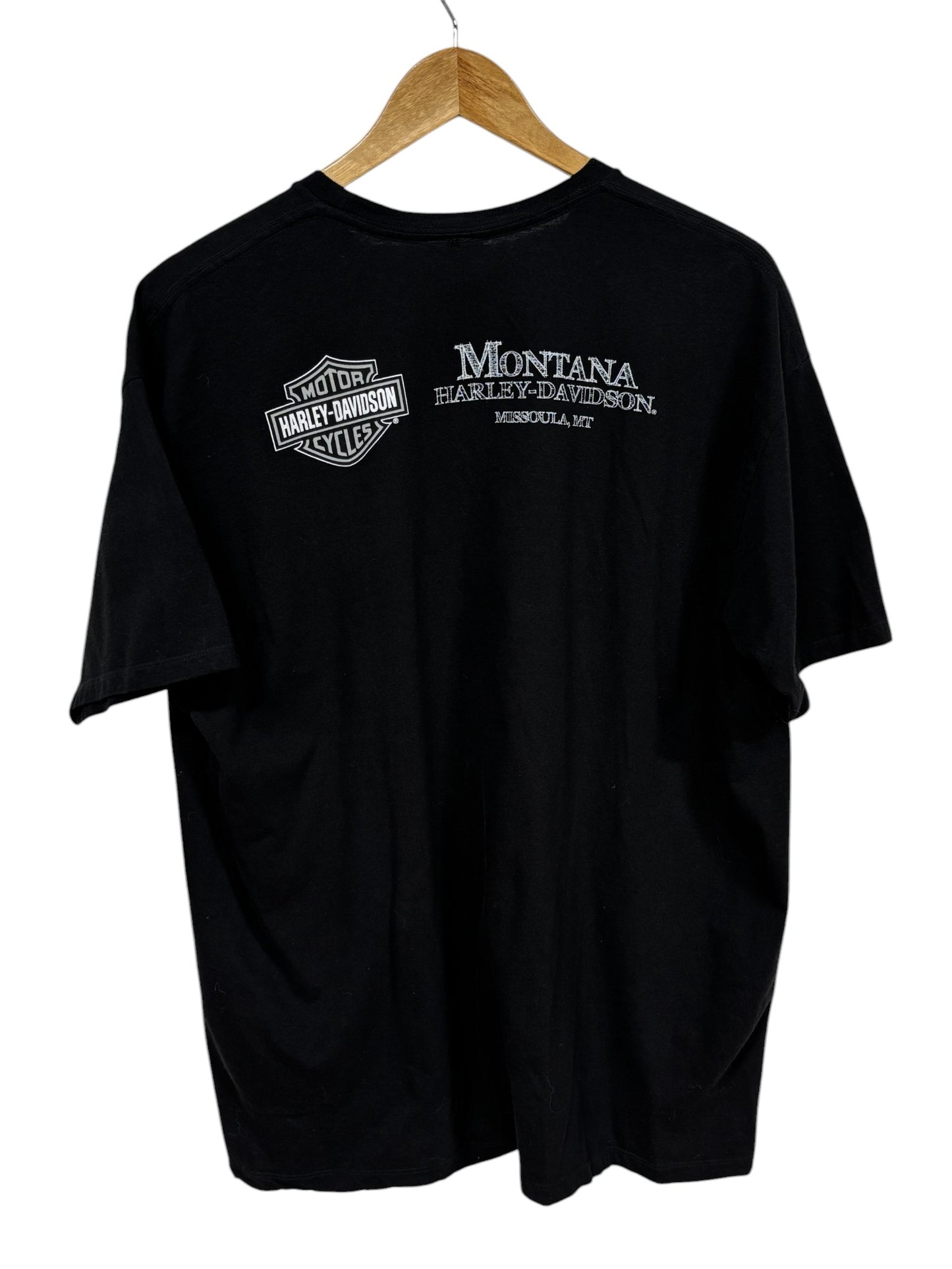 Harley Davidson Missoula Montana Biker Graphic Tee Size XL