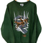 Vintage 90's American Tradition White Tail Nature Crewneck Size XXL