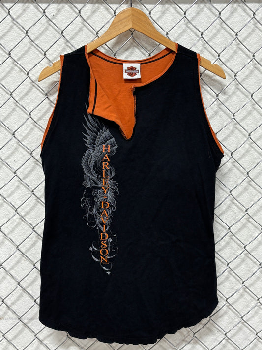 Harley Davidson Women's Biker Cutoff Shirt Size Medium