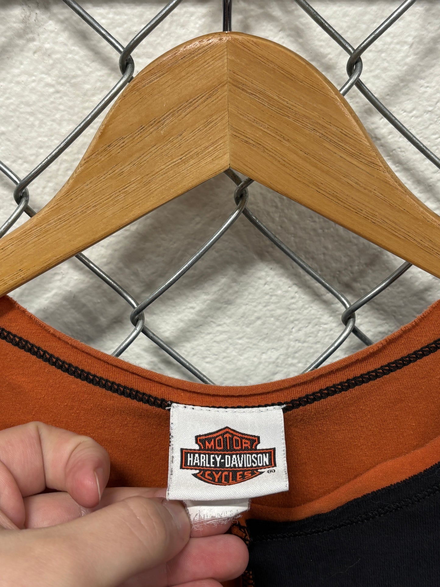 Harley Davidson Women's Biker Cutoff Shirt Size Medium