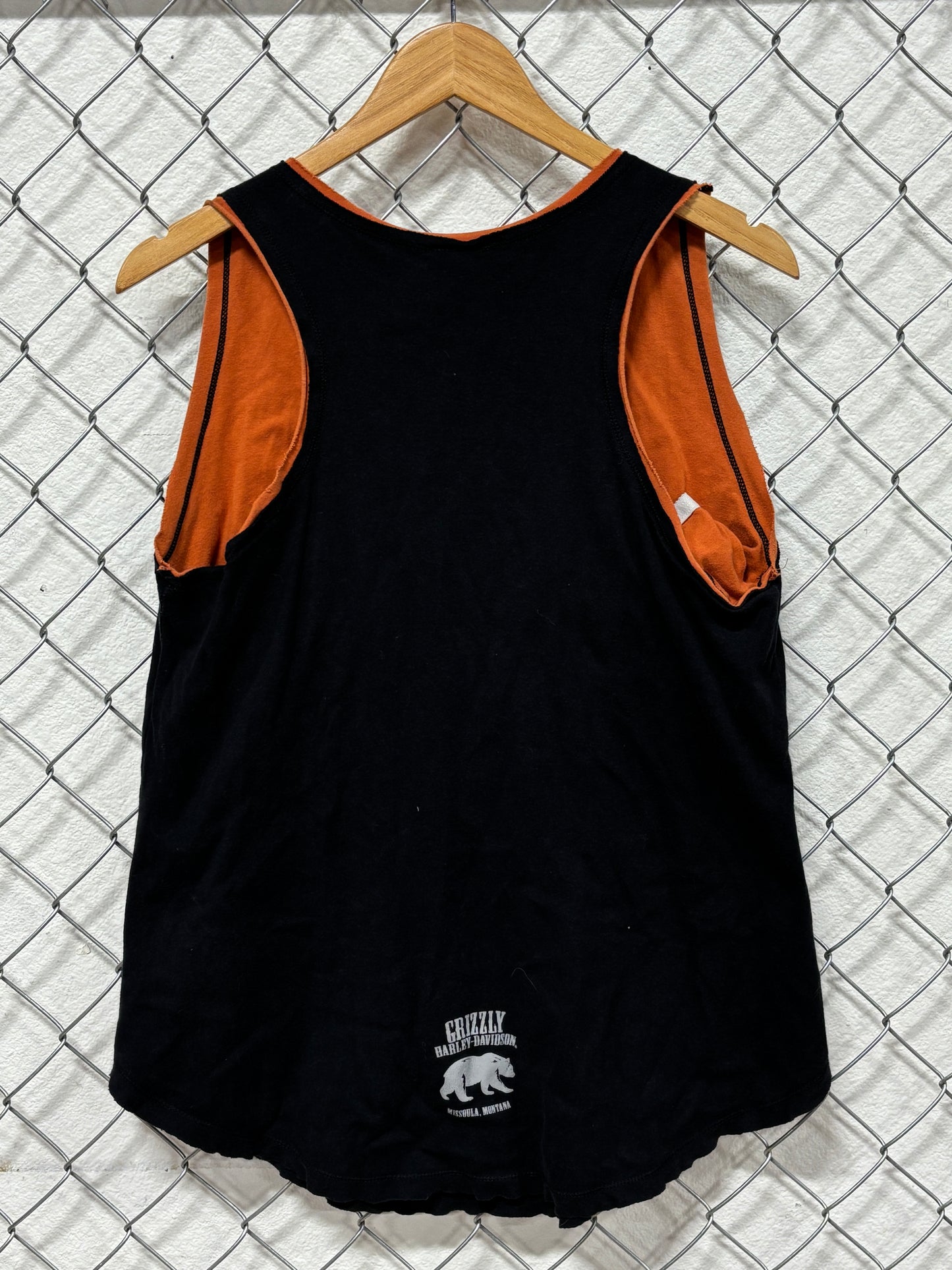 Harley Davidson Women's Biker Cutoff Shirt Size Medium