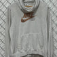 Nike Futura Logo Swoosh Mock Neck Hoodie Size Large