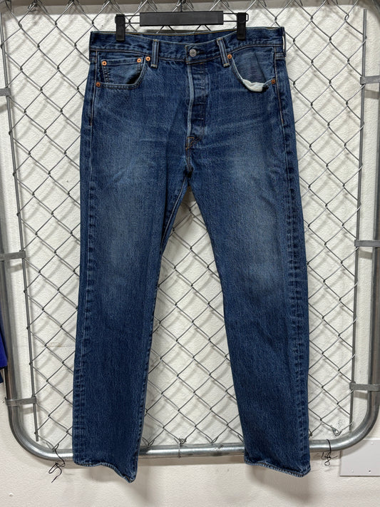 Vintage Levi's 501 Denim Jeans Size 34x31