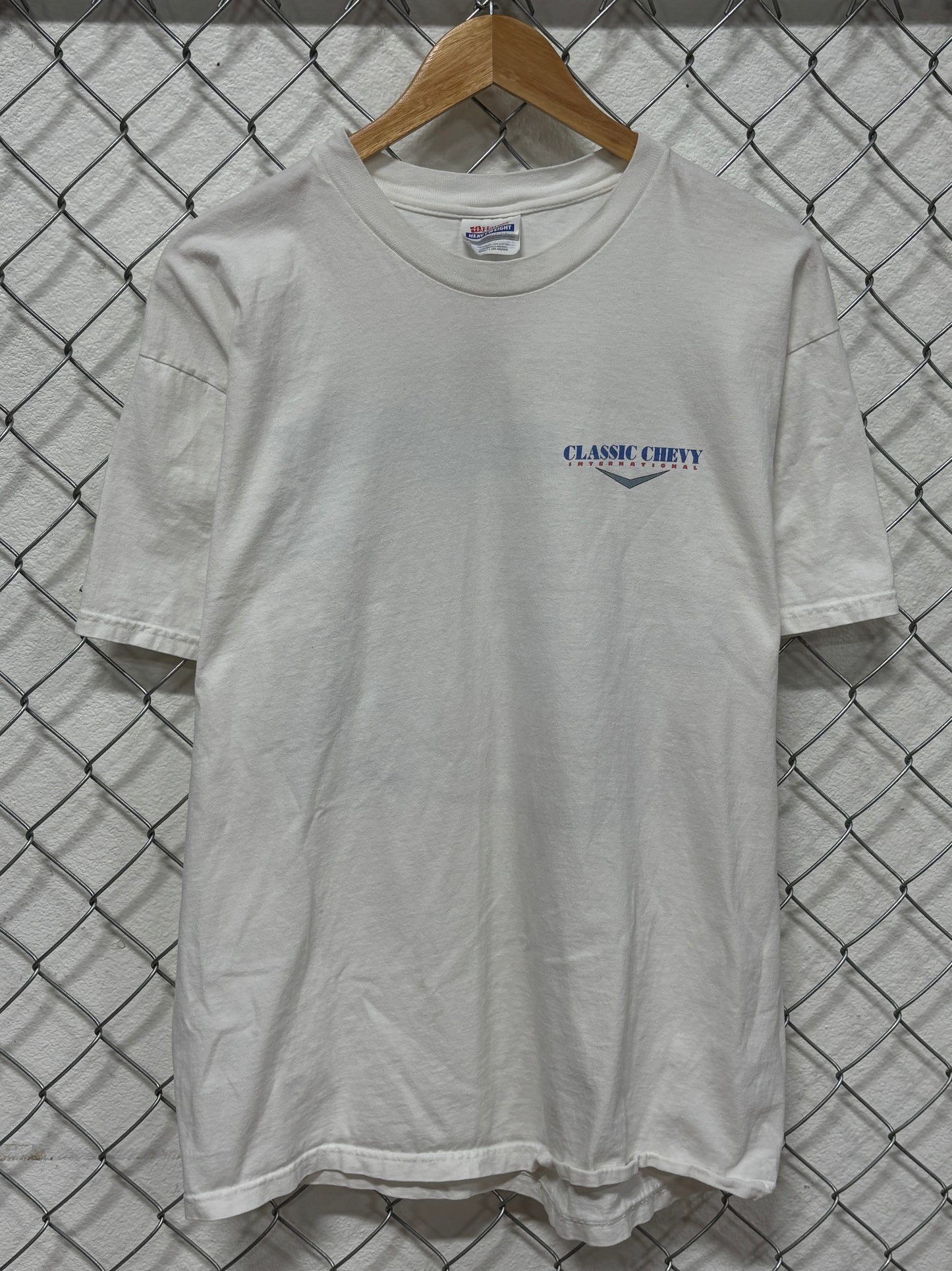 Vintage Classic Chevy International Car Club Hot Rod Tee Size Large