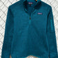 Patagonia Better Sweater Blue Quarter Zip Size Small