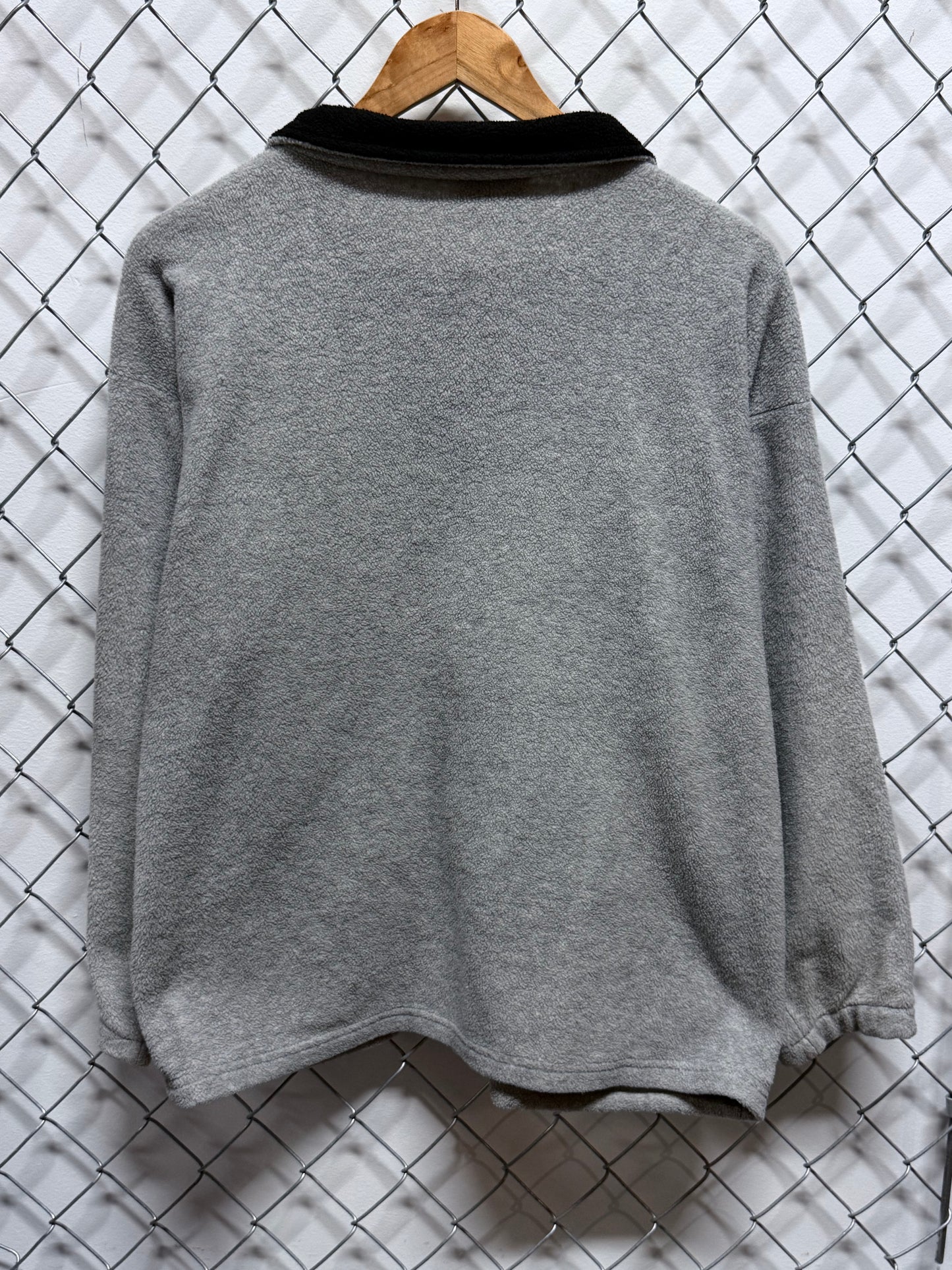 Vintage 90's Montana Elk Fleece Full Zip Sweater Size Medium