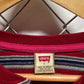 Levi's Striped Long Sleeve Henley Shirt Size Large