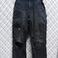 Vintage Carhartt Distressed Repaired Black Carpenter Pants Size 26x26