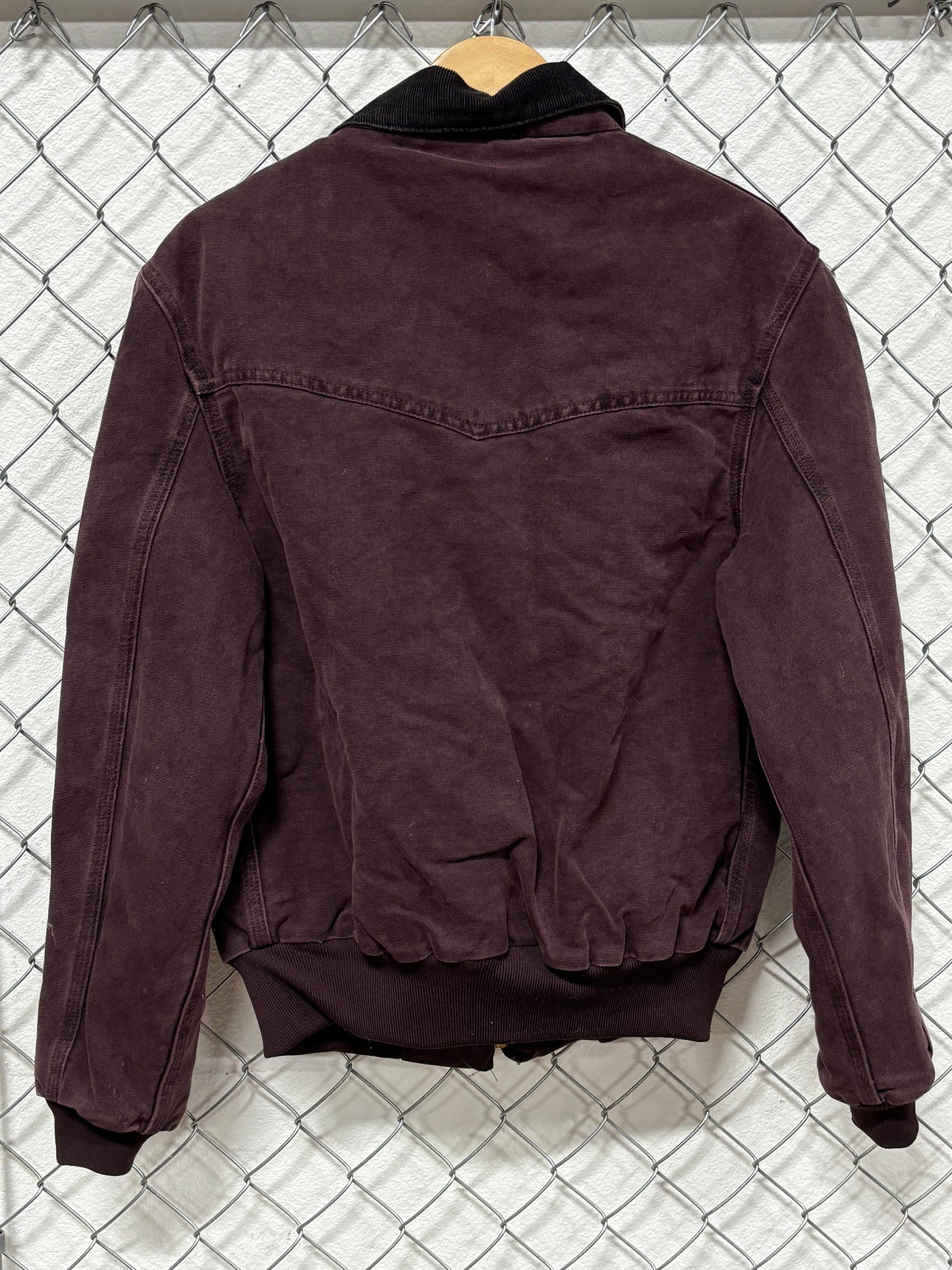 Vintage 1999 Carhartt Santa Fe J144 Burgundy Jacket Size Medium