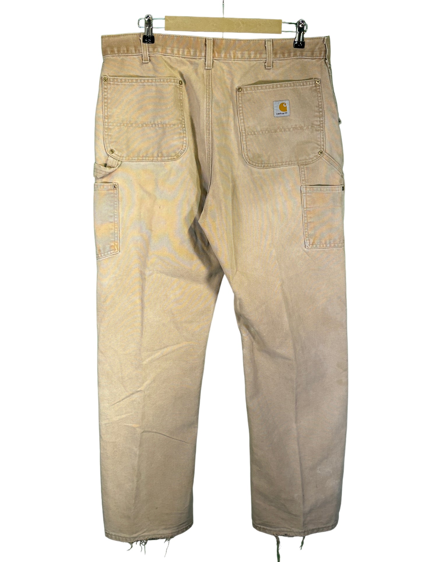 Vintage Carhartt Brown Double Knee Carpenter Pants Size 36x31