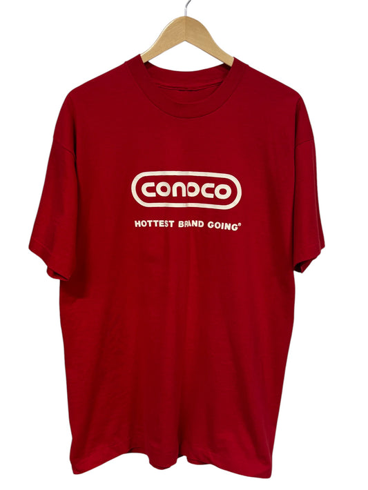 Vintage 90's Conoco Hottest Brand Going Graphic Tee Size Large