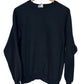 Vintage 90's Lee Sport Black Blank Midweight Crewneck Sweater Size Large