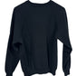 Vintage 90's Lee Sport Black Blank Midweight Crewneck Sweater Size Large