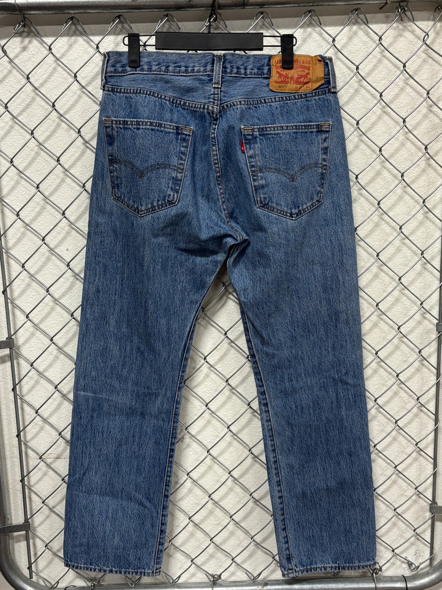 Levi's 501 Light Wash Denim Jeans Size 32x30