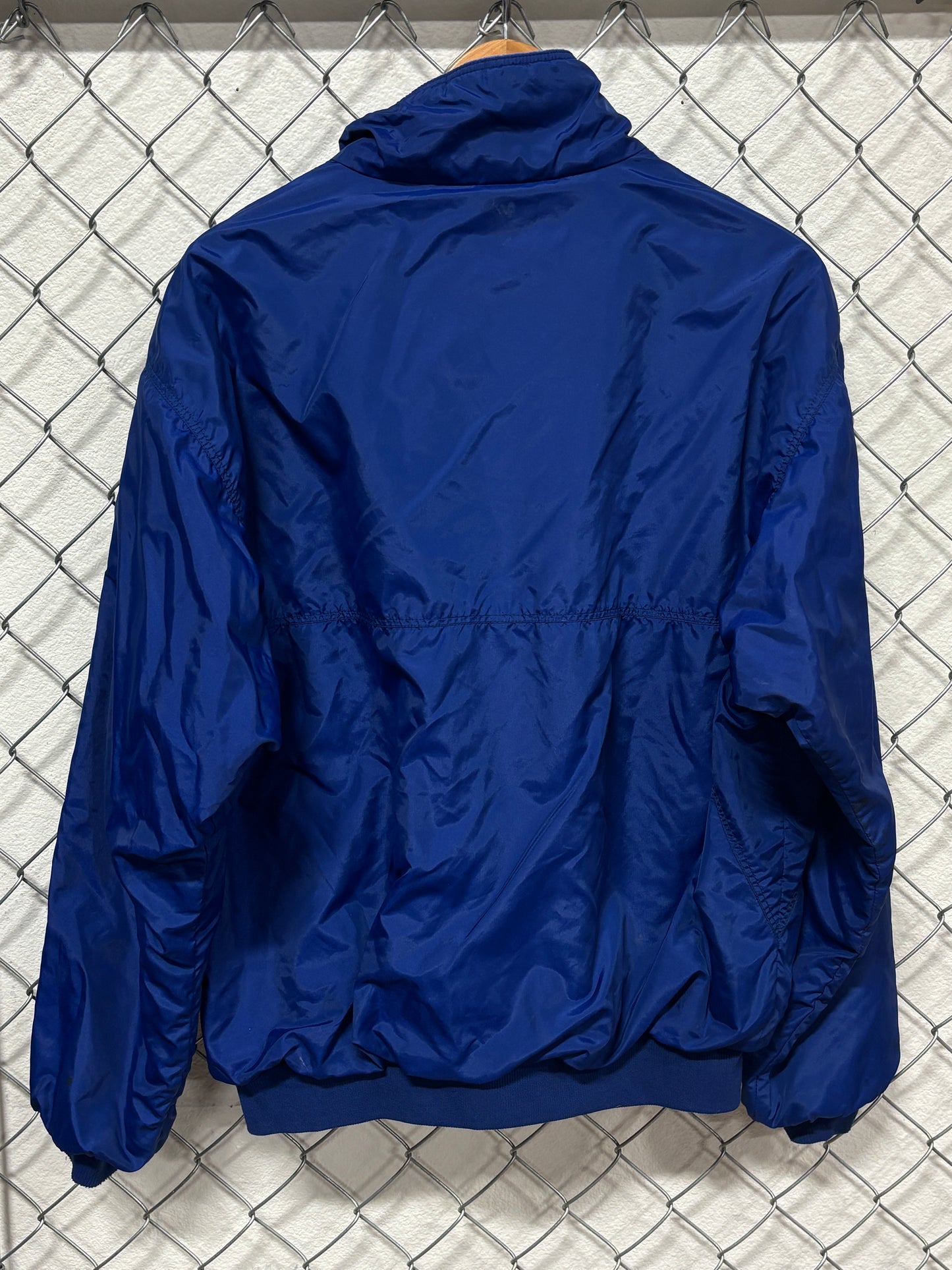 Vintage 90's Patagonia Nylon Zip Fleece Blue Zip Up Jacket Size Large