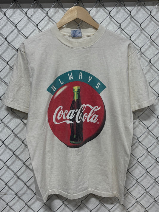Vintage 90's Coca Cola Always Classic Graphic Tee Size Large