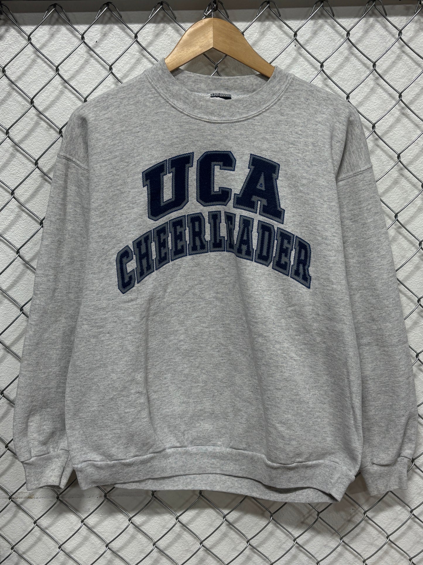 Vintage 90's UCA Cheerleader Crewneck Sweater Size XL
