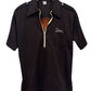 Vintage 70's Hilton Made in USA Brown Bowling Shirt Size Medium