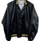 Vintage Eastern Montana College Satin Bomber Jacket Size Medium