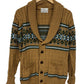 Vintage 70's The Denver Abstract Cardigan Sweater Size Medium