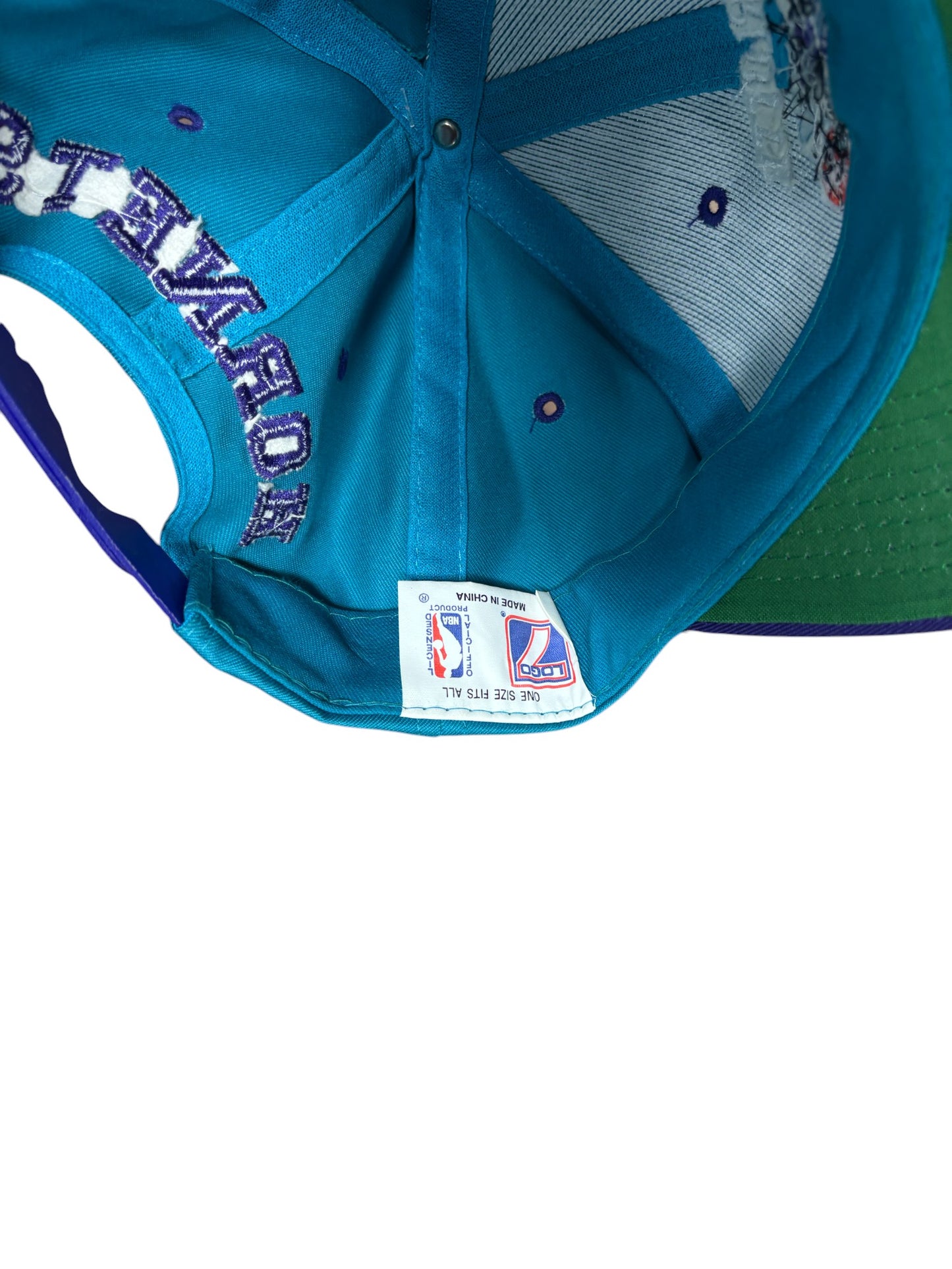 Vintage 90's Charlotte Hornets NBA Logo 7 Snapback