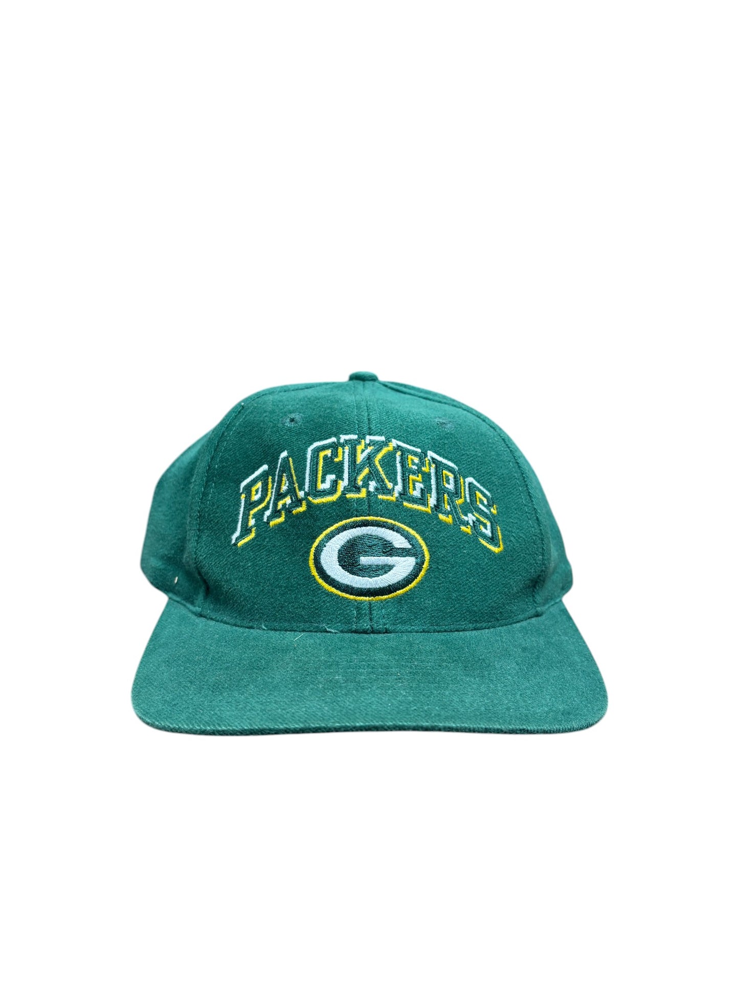 Vintage 90's Logo 7 Green Bay Packers Logo Snapback Hat