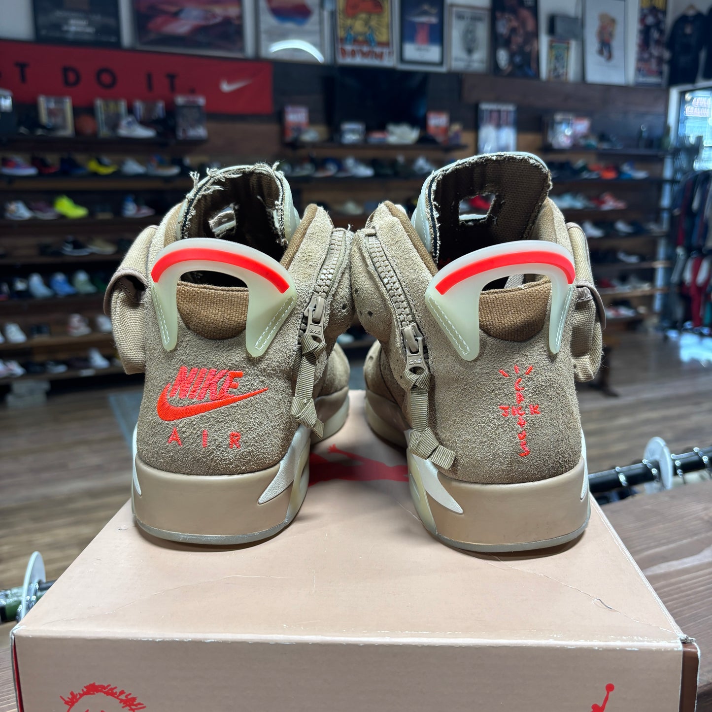 Jordan 6 'Travis Scott British Khaki' Size 9.5