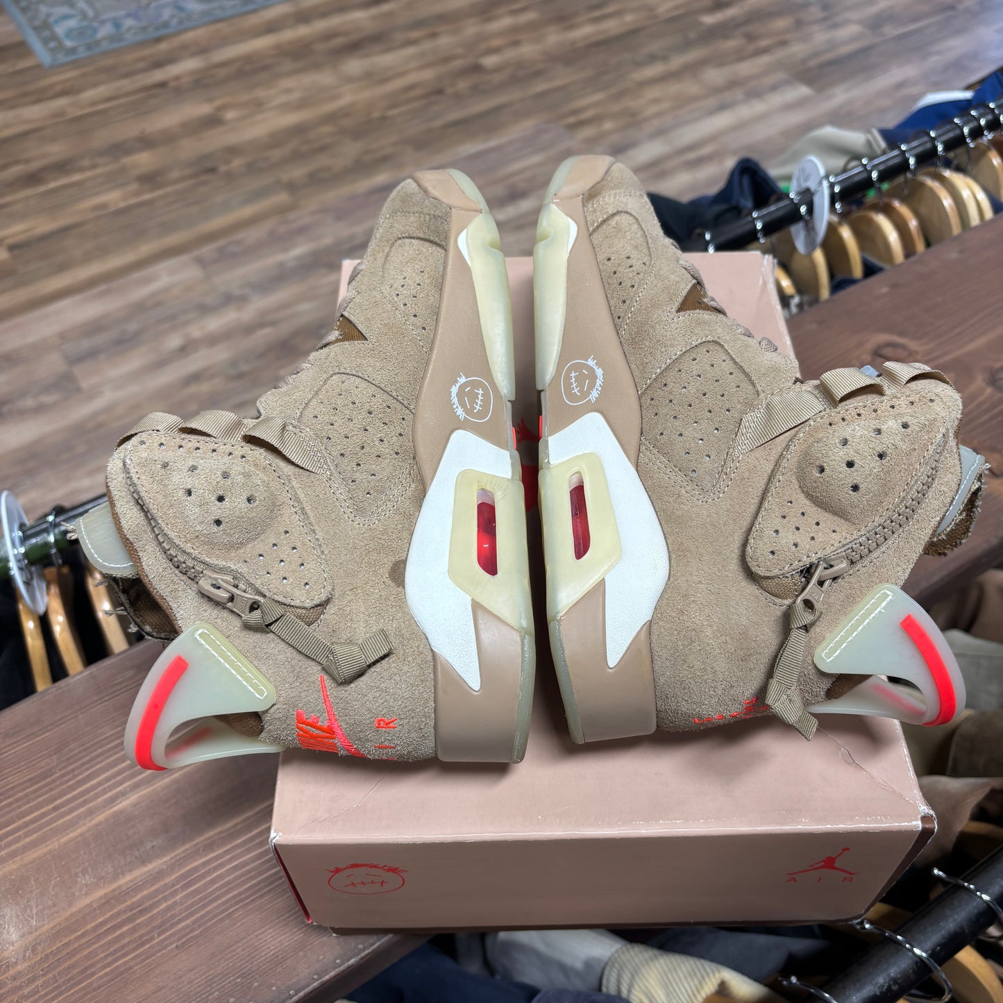 Jordan 6 'Travis Scott British Khaki' Size 9.5