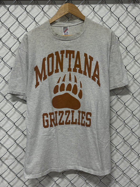 Vintage 90's University of Montana Grizzlies Graphic Tee Size XL