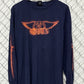 Vintage Aerosmith Band Logo Long Sleeve Graphic Shirt Giant Tag Size XXL