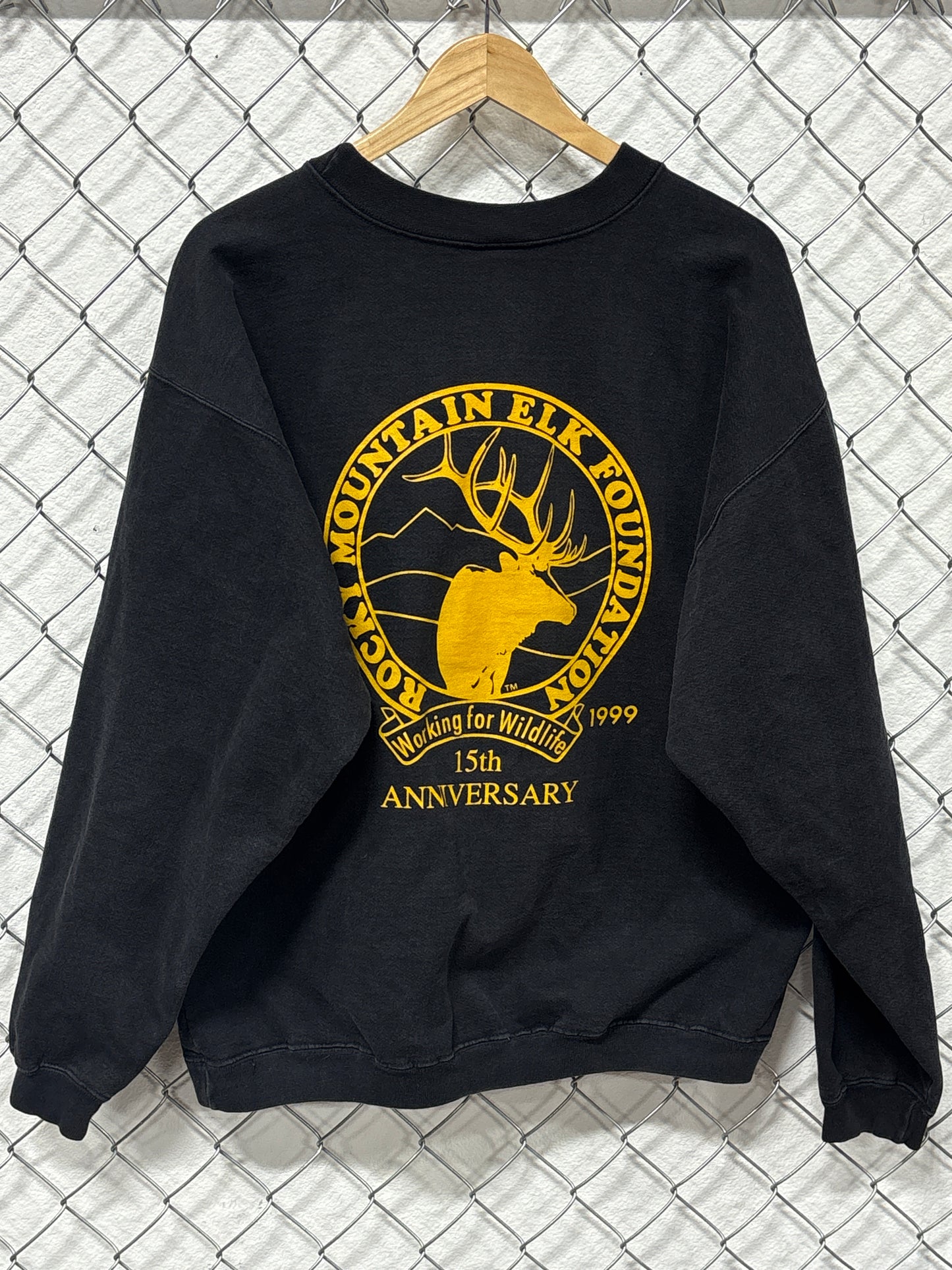 Vintage 1999 Rocky Mountain Elk Foundation Sweater Size Large