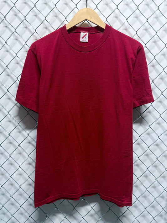 Vintage 90's Jerzees Red Blank Tee Size XL