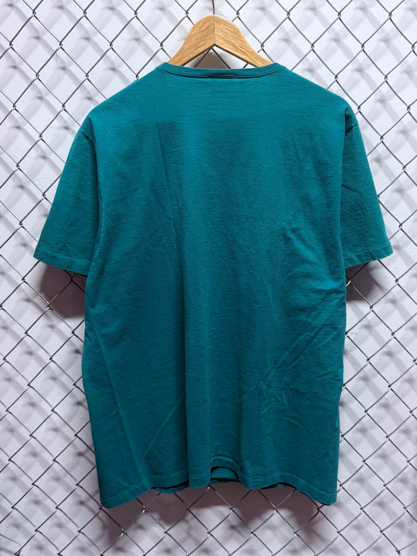 Vintage 90's Women's Hanes Her Way Blue Blank Tee Size XL