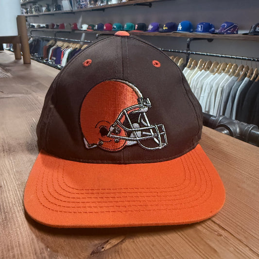 Vintage 90's Cleveland Browns NFL Big Logo Snapback Hat