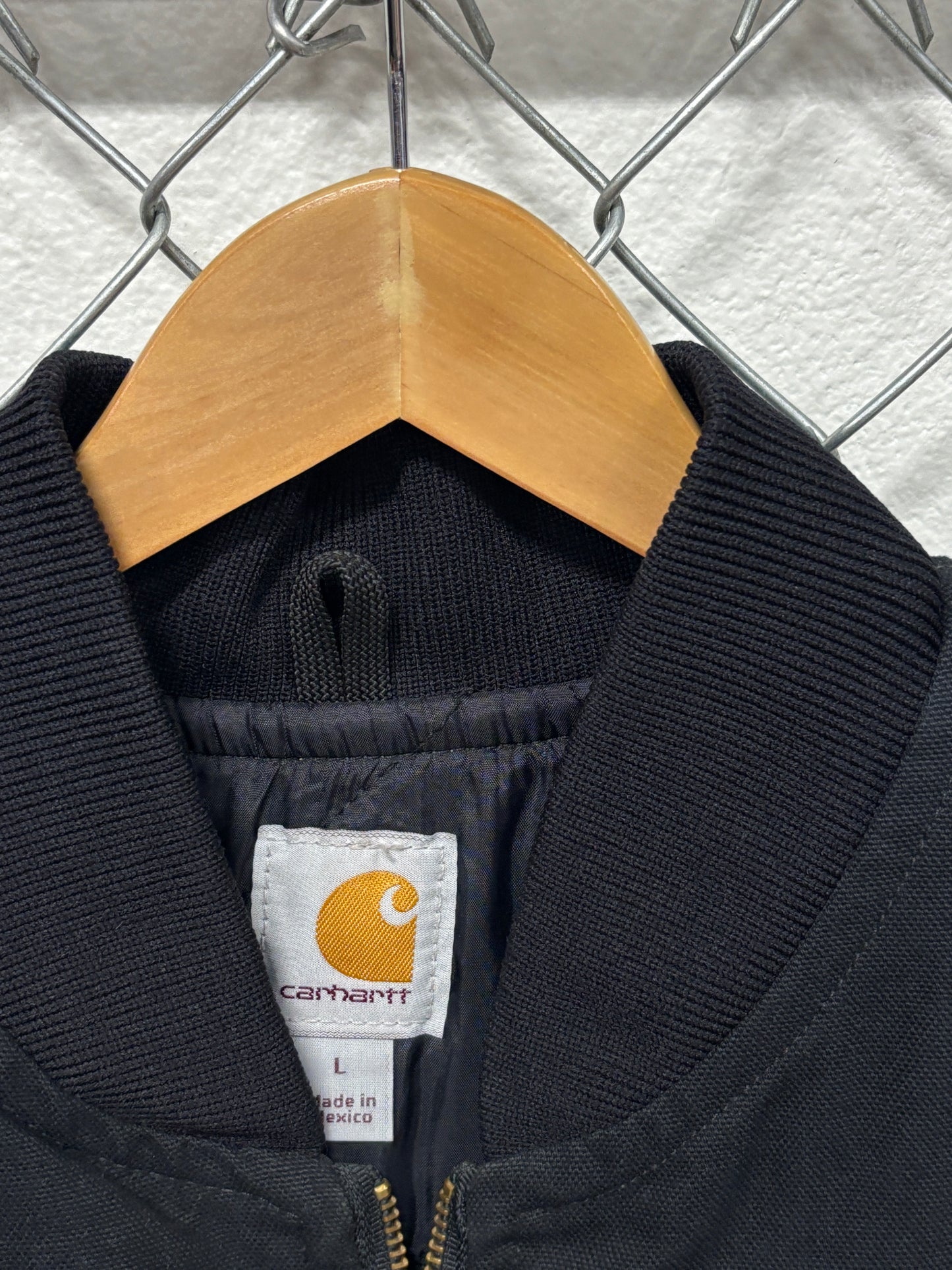 Carhartt Black Insulated Zip Up Work Vest Size Large