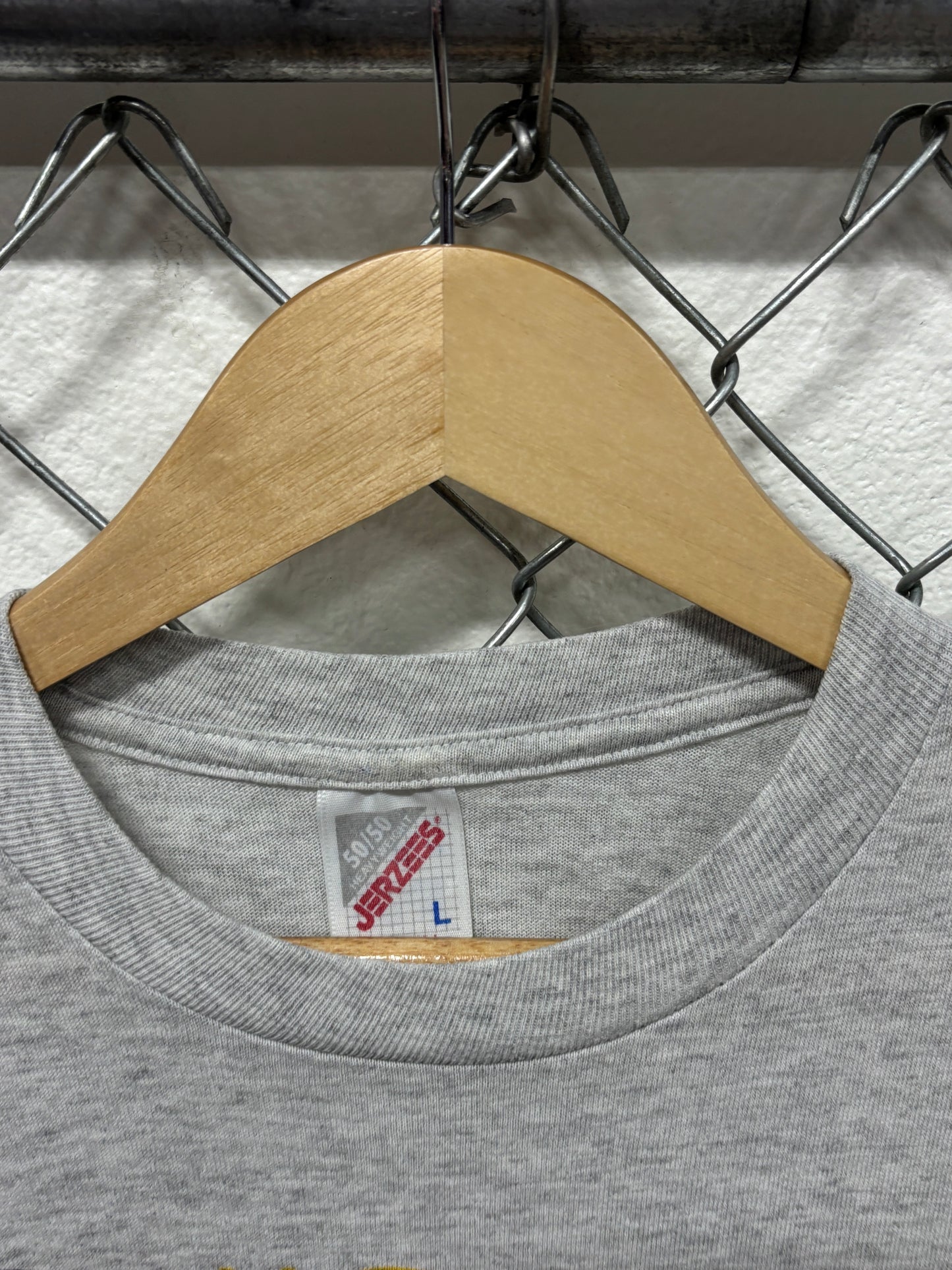 Vintage 1993 Chicago Bulls NBA Champions 3 Peat Graphic Tee Size Medium