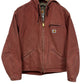 Vintage Carhartt Women's Sherpa Lined Pink Hooded Work Jacket Size XL