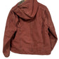 Vintage Carhartt Women's Sherpa Lined Pink Hooded Work Jacket Size XL
