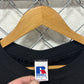 Vintage 90's Russell Athletic Black Blank Crewneck Sweater Size Large