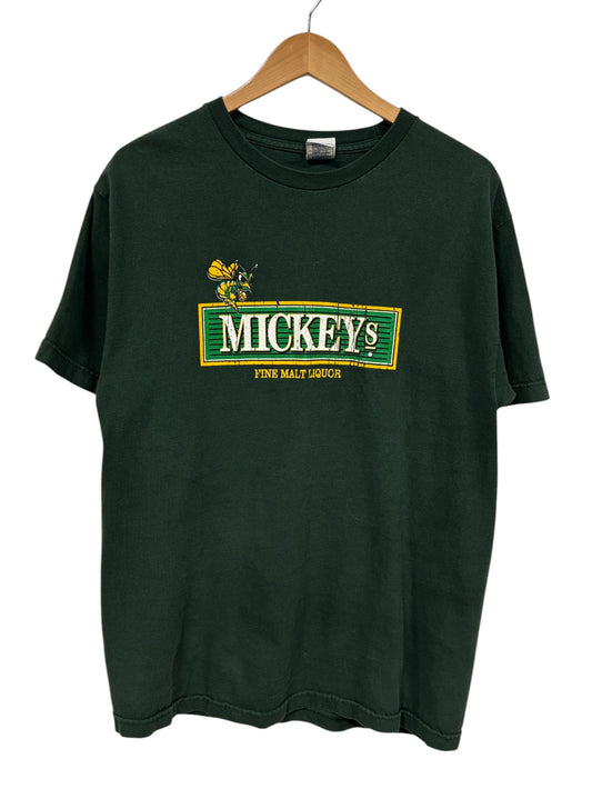 Vintage 00's Mickey's Fine Malt Liquor Graphic Tee Size Large