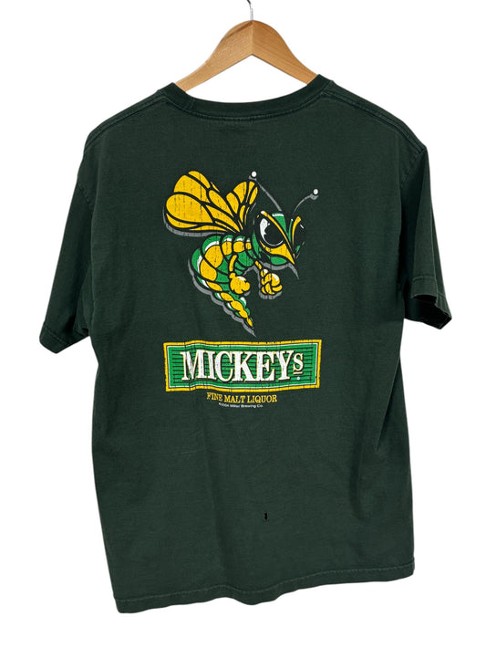 Vintage 00's Mickey's Fine Malt Liquor Graphic Tee Size Large