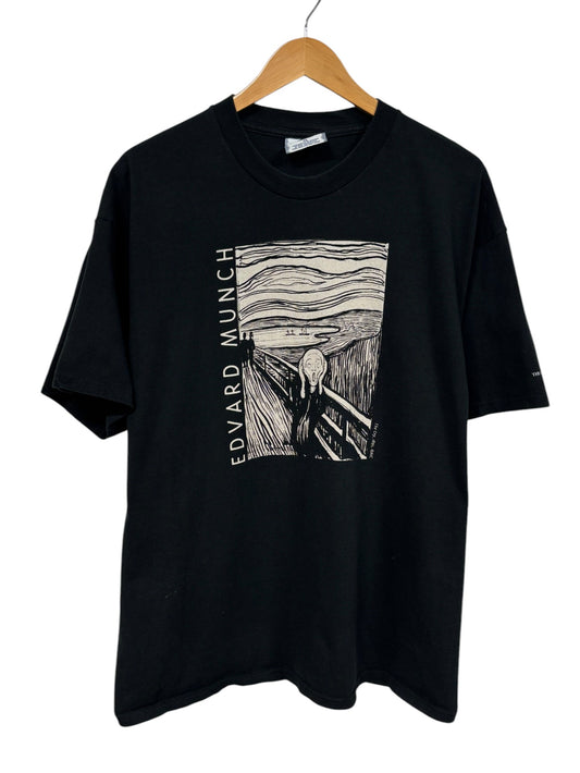 Vintage Edvard Munch Van Gogh The Cry Painting Graphic Art Tee Size XL