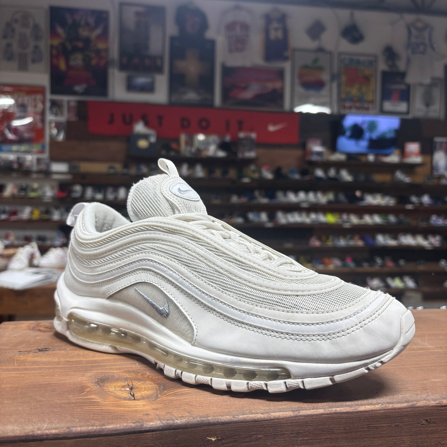 Nike Air Max 97 'Triple White' Size 10