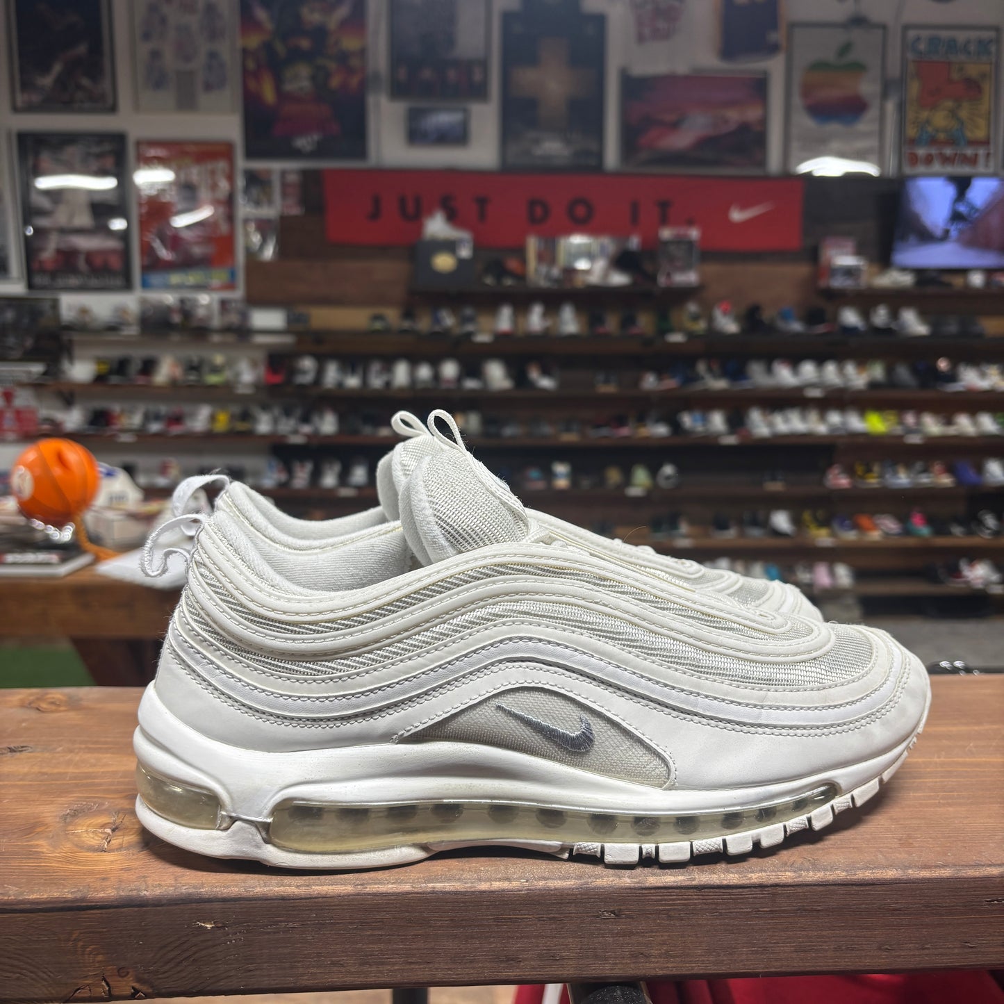 Nike Air Max 97 'Triple White' Size 10