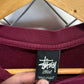 Vintage Y2K Stussy Classic Logo Double Sided Crewneck Sweater Size Large