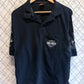Harley Davidson Black Polo Style Shirt Size XL