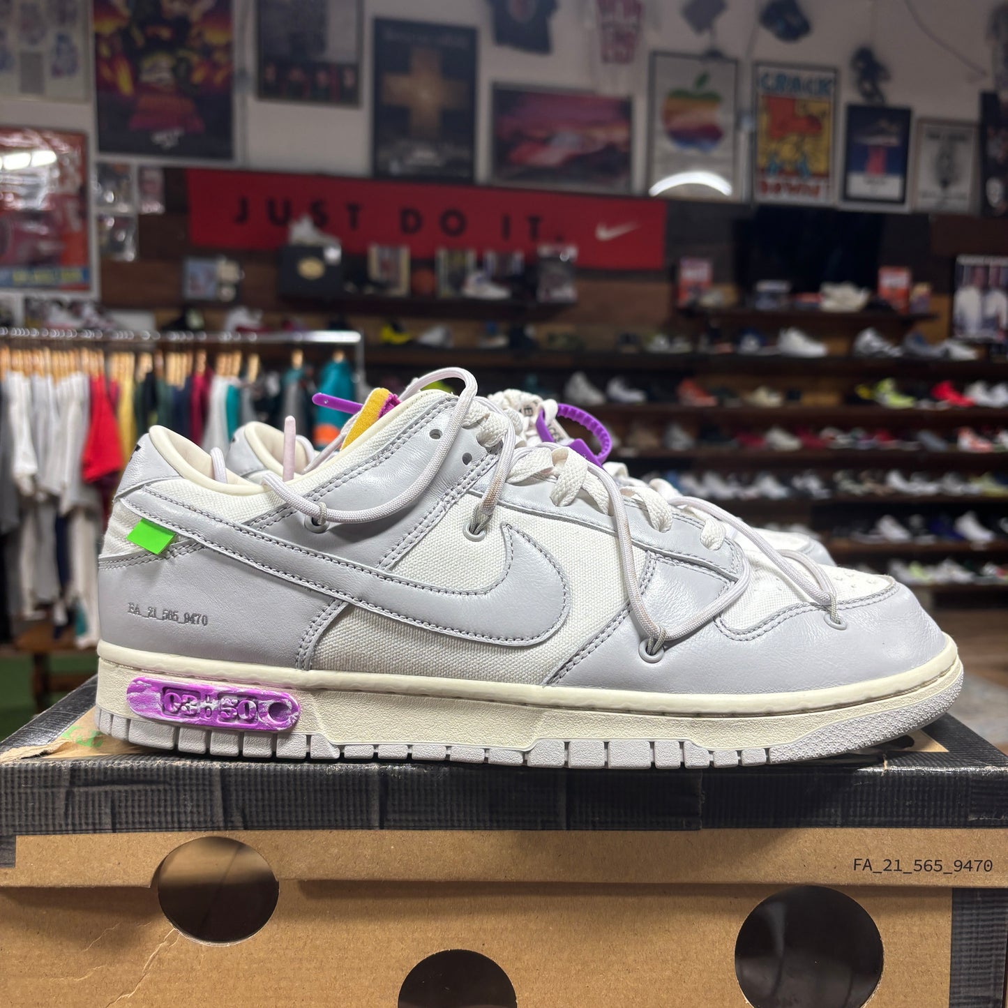 Nike x Off-White Dunk Low 'Lot 03' Size 11.5