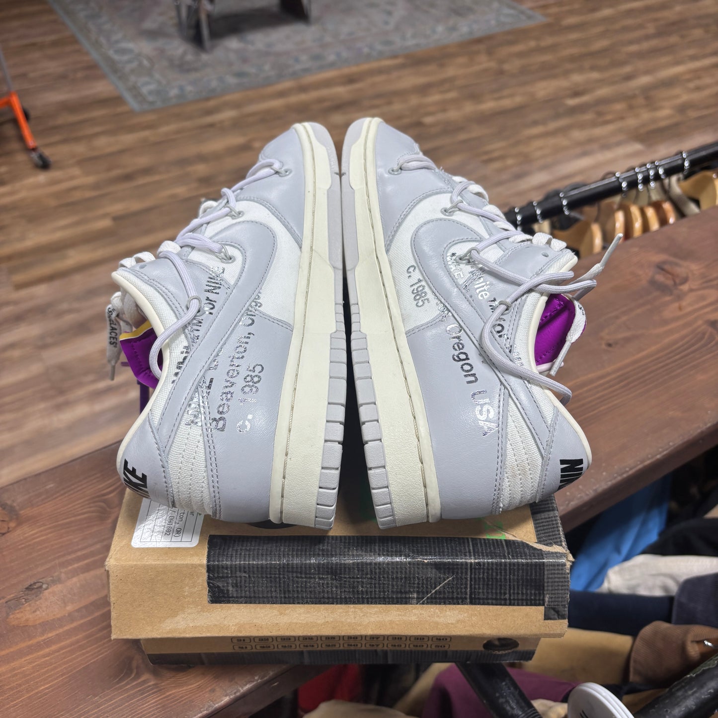 Nike x Off-White Dunk Low 'Lot 03' Size 11.5